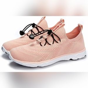 🆕️Women's Lightweight Quick Drying Aqua Water Shoes in Pink Orange SZ 8